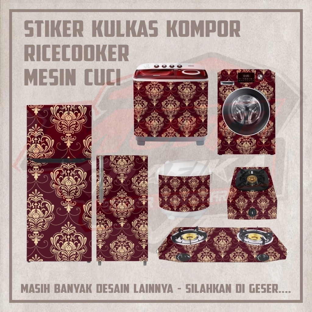 MESIN MATA Multi สติกเกอร์ตกแต่งในครัวเรือนตู้เย็นเตา 1 2 ประตู Ricecooker ตา CuCi เครื่อง