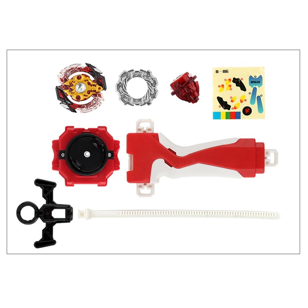 [svzfjuv] Rapidity Fight Master 4D Fight SPRIGGAN.7.Mr B-86 Burst Spinning Top Grip Set ชุดของเล่นสํ