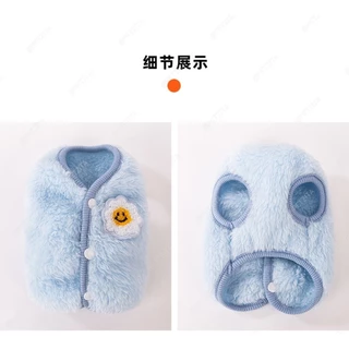 🇹🇭พร้อมส่ง🇹🇭🔵🎀✴️ เสื้อแขนปุยนิ่ม ติดลายไข่ดาว🍳น่ารัก งานป้ายแบรนด์ FOR PET เสื้อสุนัข หมา แมว