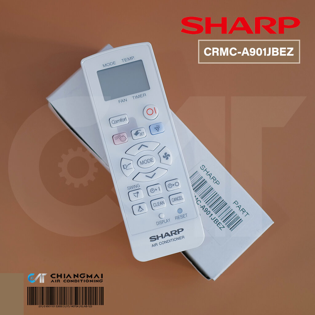 CRMC-A901JBEZ (ใช้แทน CRMC-A903JBEZ *เลิกผลิต*) รีโมทแอร์ SHARP รีโมทแอร์ชาร์ป รุ่น AH-PR13