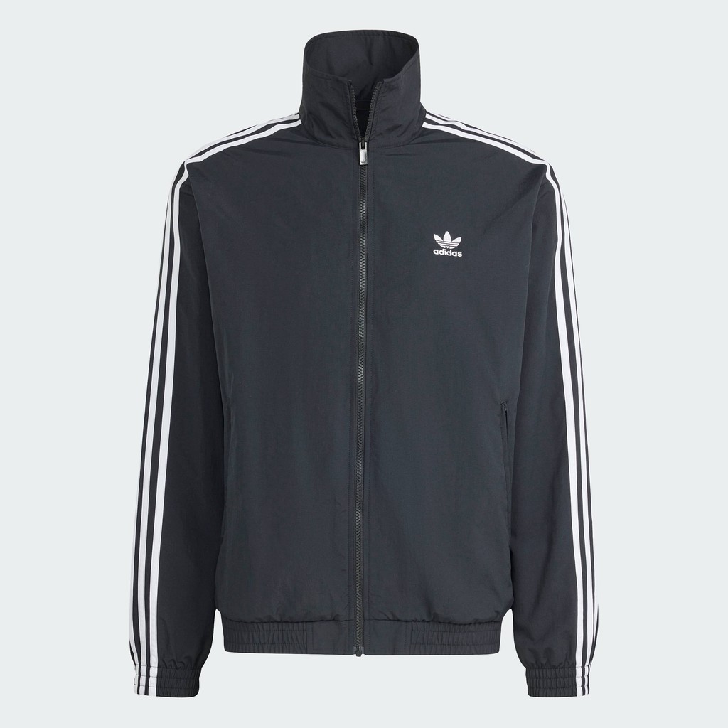 adidas ไลฟ์สไตล์ เสื้อแทรค Adicolor Woven Firebird ผู้ชาย สีดำ IT2491