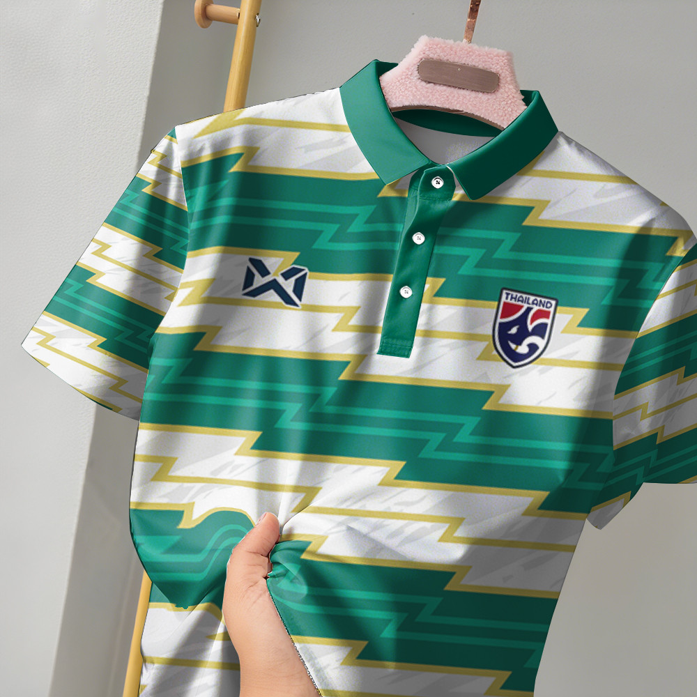 เสื้อโปโลผู้ชายแห้งเร็ว ดีไซน์ Tie-Dye เหมาะสำหรับการเล่นกีฬาและสวมใส่ในชีวิตประจำวัน