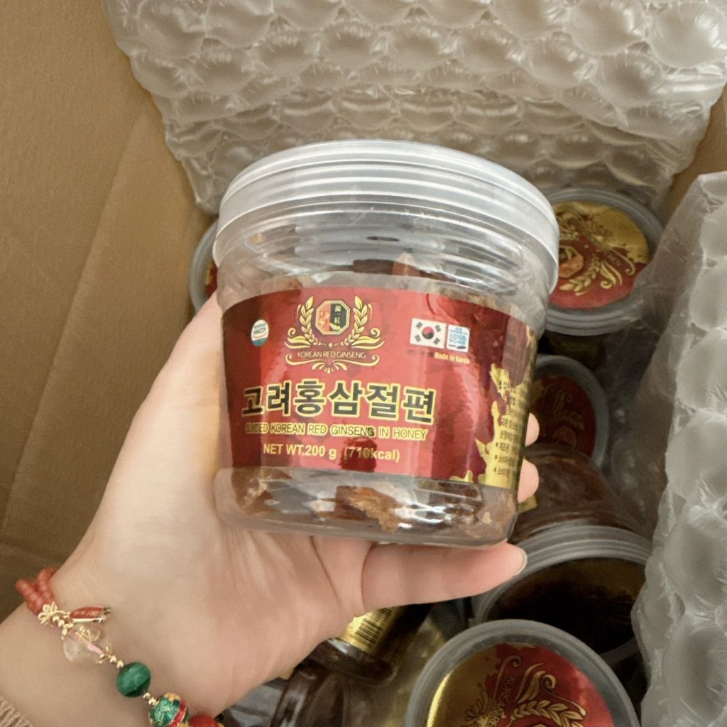 การซื้อในท้องถิ่นของเกาหลี Red Ginseng One Box 200g ไม่คืนเงินได้ Non-Exchange 10.9.1