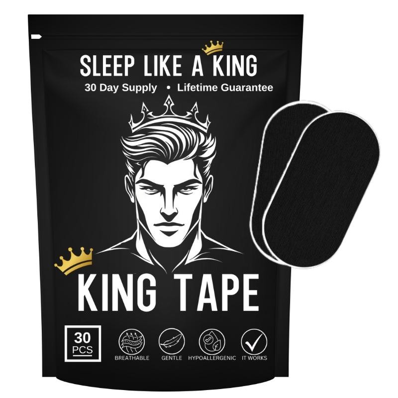 King Mouth Tape - one month supply mouth tape, for sleep, sport accessories, 30 Strips, for sleep Sn