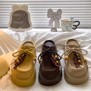 (เกรดA)One for all พร้อมส่งจากไทย TX734 รองเท้าแตะผู้หญิง แบบสวม ปิดนิ้วเท้า หนา7CM ส้นหนา สำหรับผู้หญิง