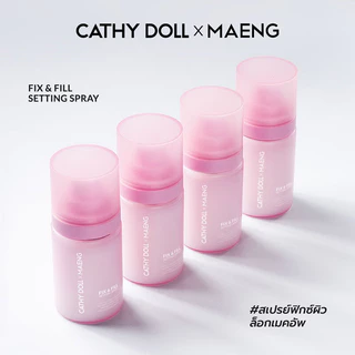 Cathy Doll x Maeng Fix & Fill Setting Spray 50ml สเปรย์ฟิกซ์ผิว เคที่ดอลล์ ช่วยล็อกเมคอัพให้ติดทนยาวนาน.