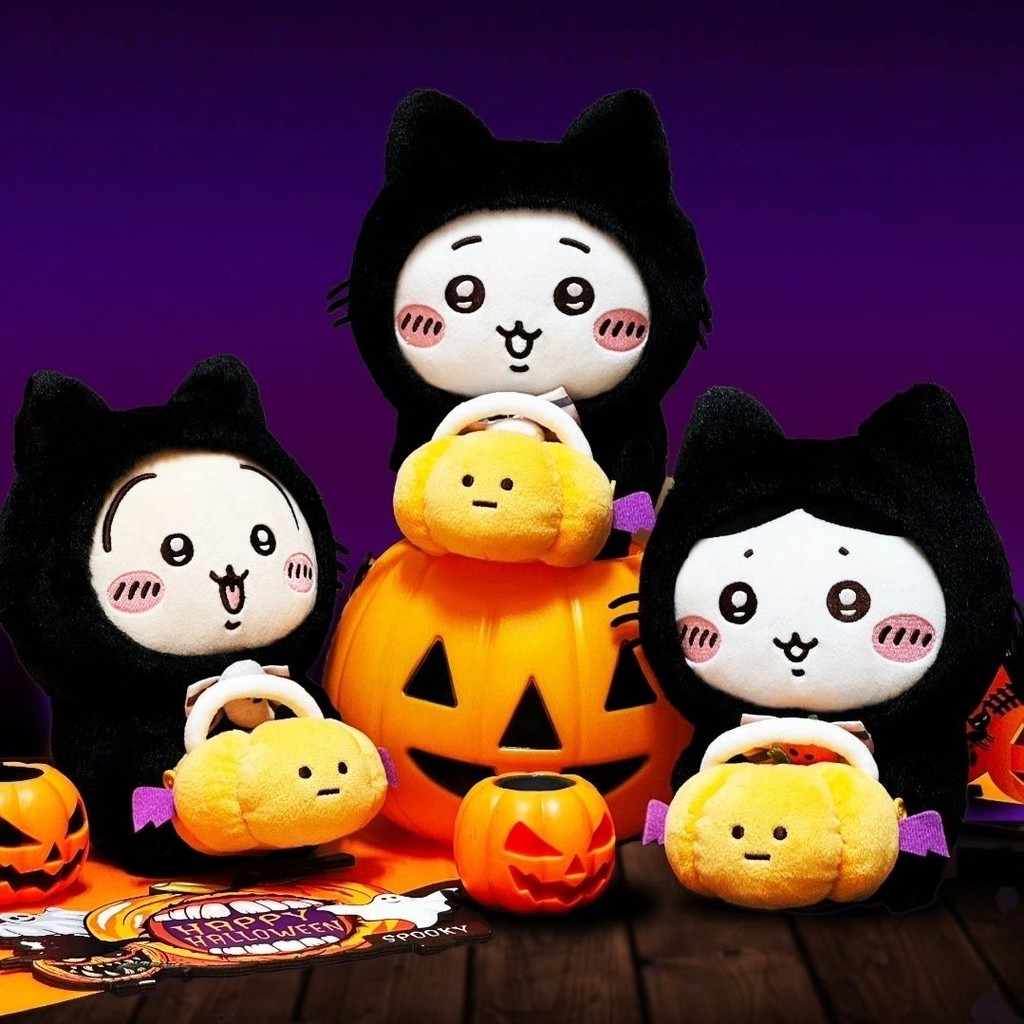 สินค้าชื่อดัง Chikawa Chiikawa Chiikawa Halloween Limited Pumpkin Doll Chiikawa Iu Saqi สินค้าของแท้