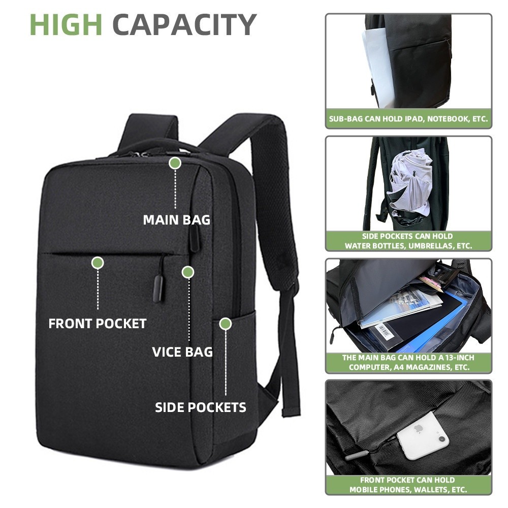 good tools. KOJI กระเป๋าเป้ รุ่น BP-B02 ขนาด 30x11.5x42ซม. สีดำ ถูกจริงไม่จกตา