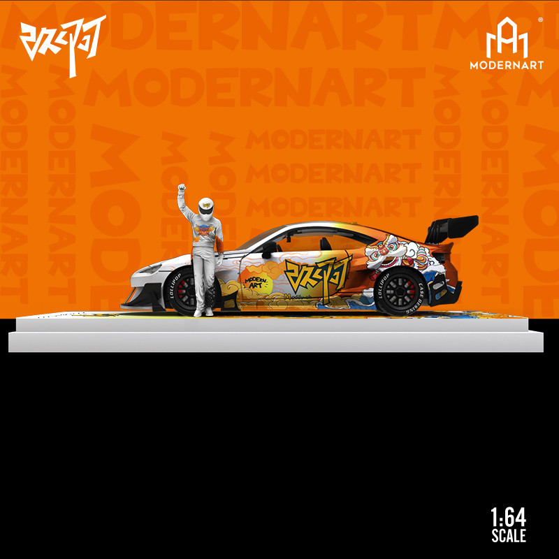 TIME1: 64 Toyota 86 Modified Lion Wake Up Rocket Rabbit Wide Alloy Car Model TM Toyota GT86 Model Ca