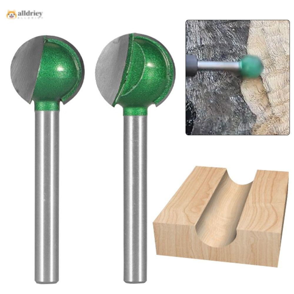 INTOONE แกะสลัก Bit Ball จมูกรอบรูเจาะ Bits สะดวก Router Bit