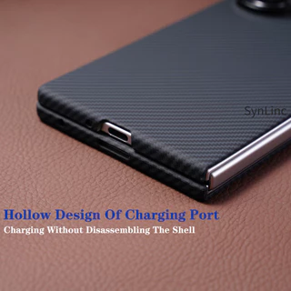 SAMSUNG คาร์บอนไฟเบอร์ไร้สายชาร์จกรณีเหมาะสําหรับ ซัมซุง กาแลคซี Z พับ8อัลตร้าพับ3 4 5 6 7บางเฉียบผิวรู้สึกแม่เหล็กพับกรณีฝาครอบป้องกันด้วยฟิล์มแก้วหน้