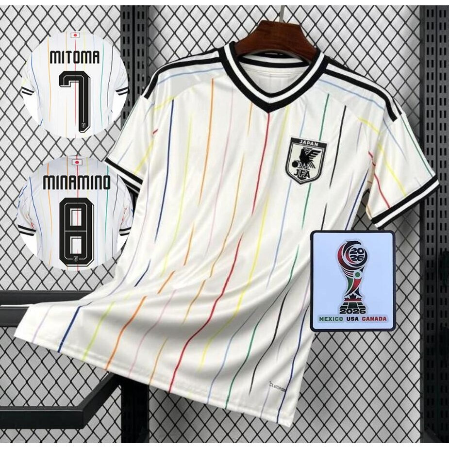 ใหม่!! 2026/27 ญี่ปุ่นออกไปแฟน ๆ เสื้อฟุตบอลแขนสั้น XS-5XL การพิมพ์ 3D เส้นใยโพลีเอสเตอร์ระบายอากาศแห้งเร็ว unisex