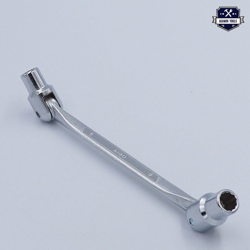 บ็อก 2 ข้าง AIGO ขนาดมิล 6x7 , 8x9 , 16x17 , 18x19 MM ขนาดหุน/นิ้ว : 3/8"x7/16" , 1/2"x9/16" , 9/16"