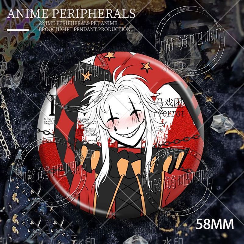 Freak Circus Pierrot Pierrot Harlequin Radium Badge Valley 6.15