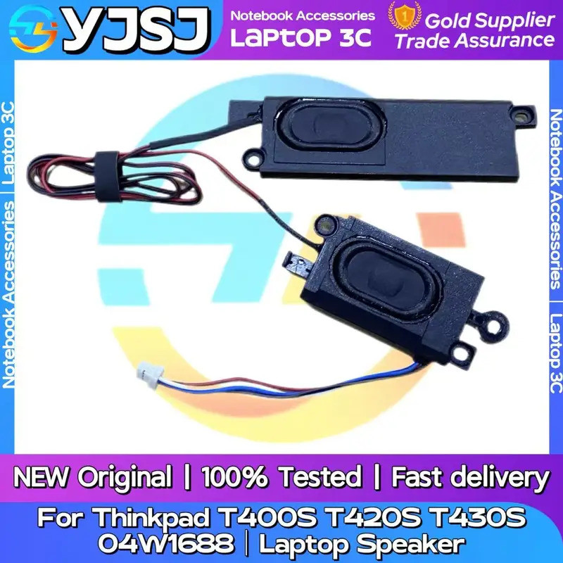 ใหม่เดิมแล็ปท็อปโน้ตบุ๊คลําโพงเสียงสําหรับ Thinkpad T400S T420S T430S 04W1688 ในตัวลําโพงฮอร์นเสียง