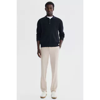 H&M(เอชแอนด์เอ็ม) กางเกงขายาวทรง Slim Fit แบบ Tailored Men Slim Fit Tailored trousers 1253395_8