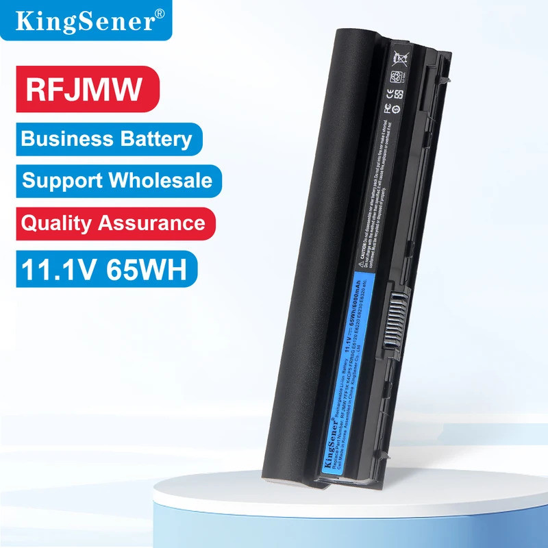KingSener 11.1V 6000mAh RFJMW 7FF1K แบตเตอรี่แล็ปท็อปสําหรับ DELL Latitude E6320 E6330 E6220 E6230 E
