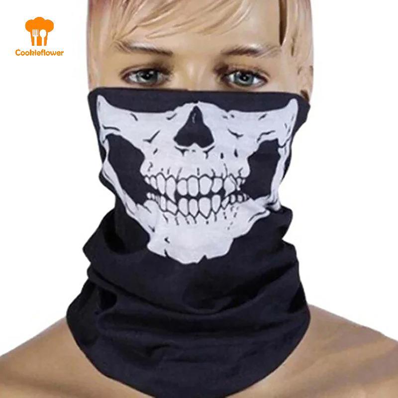 CKFR หมวกคลุมศีรษะรถจักรยานยนต์ผู้ชาย Balaclava Multi-function Skull Face Mask หน้ากากจักรยาน Shield หน้ากากฮาโลวีน