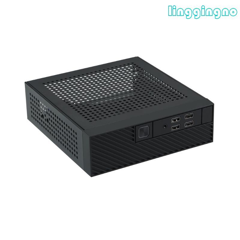 RR M10 Mini ITX HTPC แชสซีคอมพิวเตอร์เดสก์ท็อป HTPC กรอบเคสกระจายความร้อน