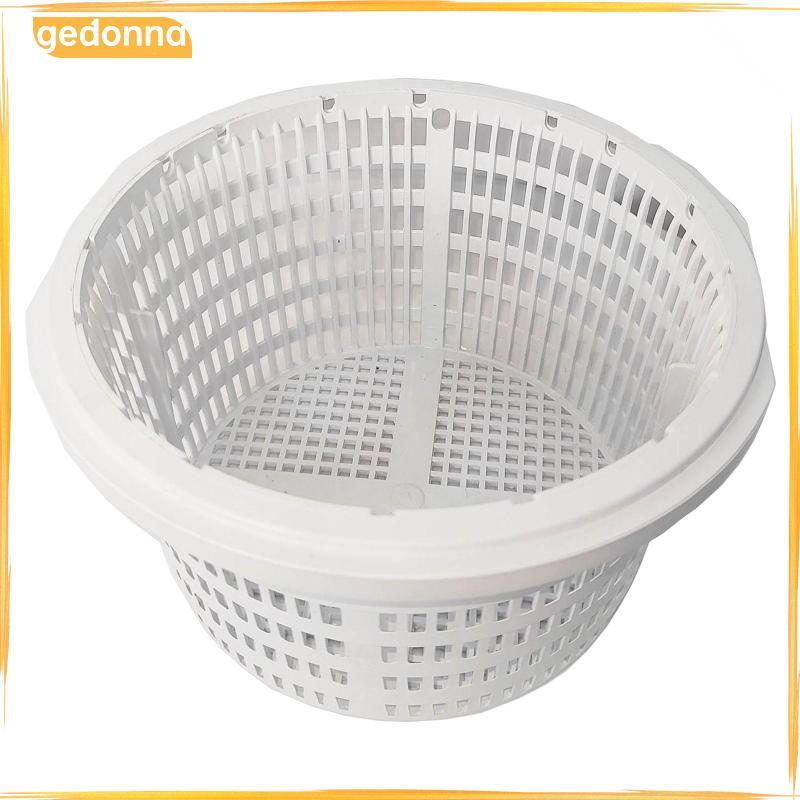 [gedonna] ตะกร้าสระว่ายน้ําเปลี่ยน Skimmer Basket นํากลับมาใช้ใหม่รอบที่มีประสิทธิภาพสีขาว Accs