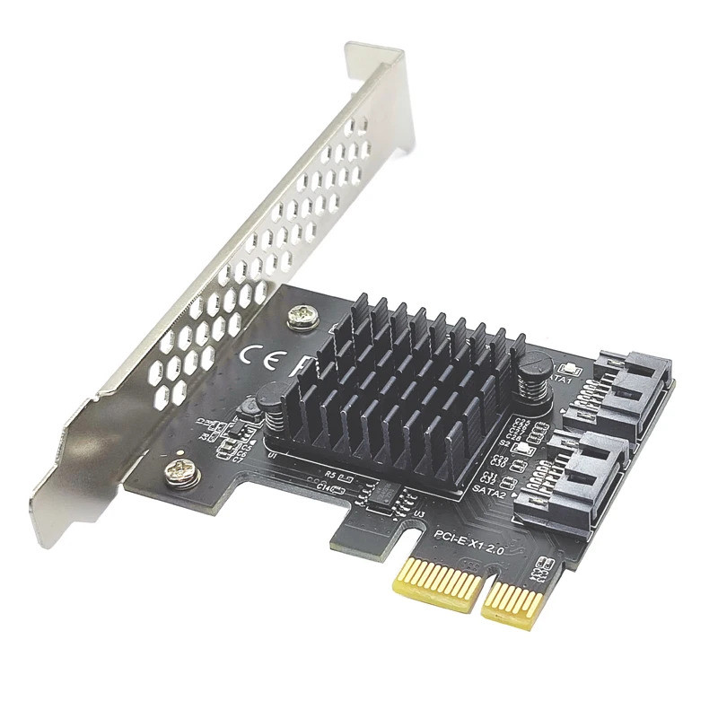 PCI-E SATA 1X 4X 8X 16X การ์ด PCI-E PCI Express ถึง SATA 3.0 2 พอร์ต SATA III 6Gbps ขยายอะแดปเตอร์บอ