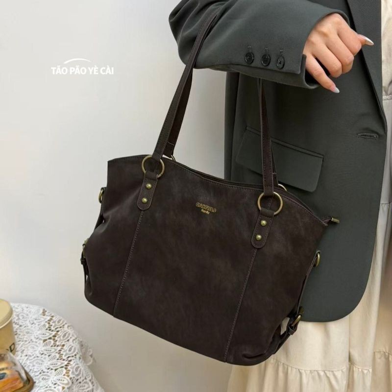 ##[Branded Escape Wild Vegetas] Garfield Family Co-Branded Commuter Large-capament Tote Bag for Work