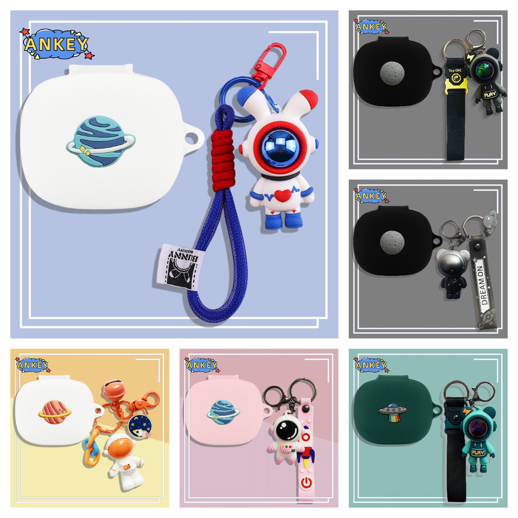 Case for Baseus Eli 2i Fit Protective Silicone Cute Astronaut Pendant Cartoon Covers for Baseus Eli 