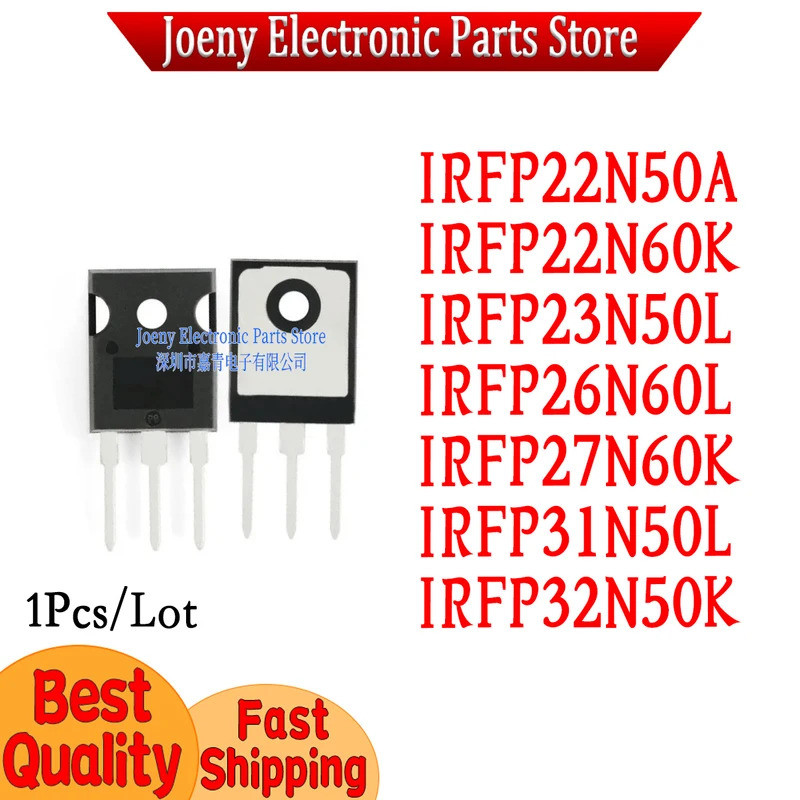 5PCS IRFP22N50A IRFP22N60K IRFP23N50L IRFP26N60L IRFP27N60K IRFP31N50L IRFP32N50K TO-247 Field Effec
