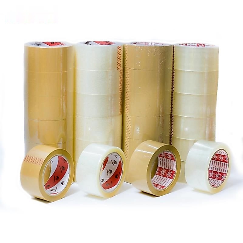 โรงงานมาเอง เทปกาว เทปใส เทปสีน้ำตาล สีใส/สีน้ำตาล กว้าง 2 นิ้ว  ยาว100หลา แพค 3/6ม้วน ส่งฟรี