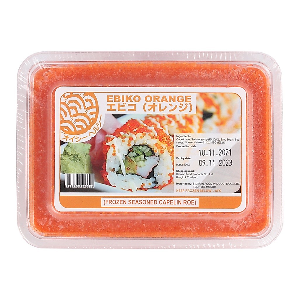 ไข่กุ้งส้มขนาด100และ500G./PACK ไข่กุ้งซูชิ สลัด สะดวก อร่อย สะอาด ปรุงหรือโรยหน้าอาหารได้สารพัดเมนู