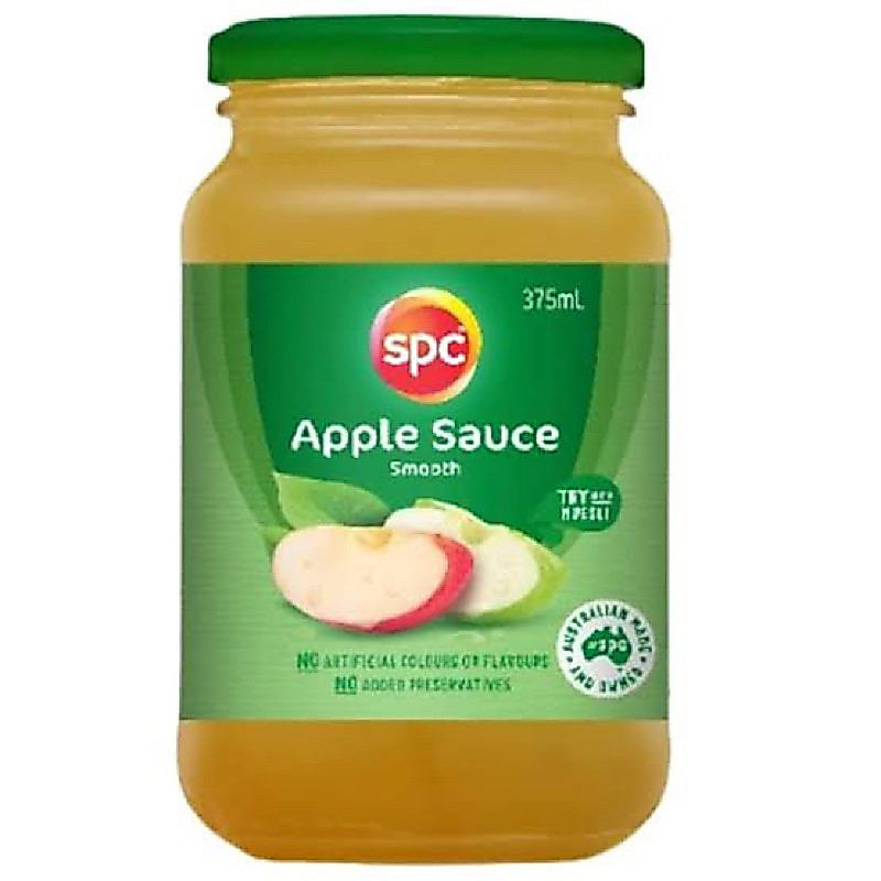 แท้ SPC Apple sauce smooth 375 ml. ซอสแอปเปิ้ล นำเข้าจาก ออสเตรเลีย🇦🇺fl