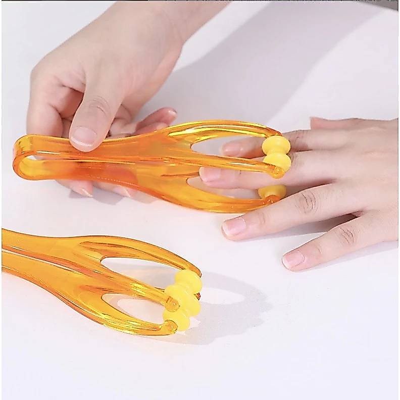 ที่นวดนิ้วแบบลูกกลิ้ง ป้องกันนิ้วล็อก นวดข้อต่อมือ พกพาสะดวก #A-0048