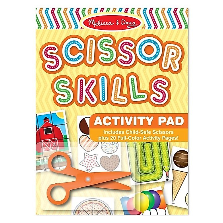 Melissa & Doug ชุดกรรไกรฝึกตัดสำหรับเด็ก Scissors Skills Activity Book เสริมพัฒนาการ 3 ขวบขึ้นไป