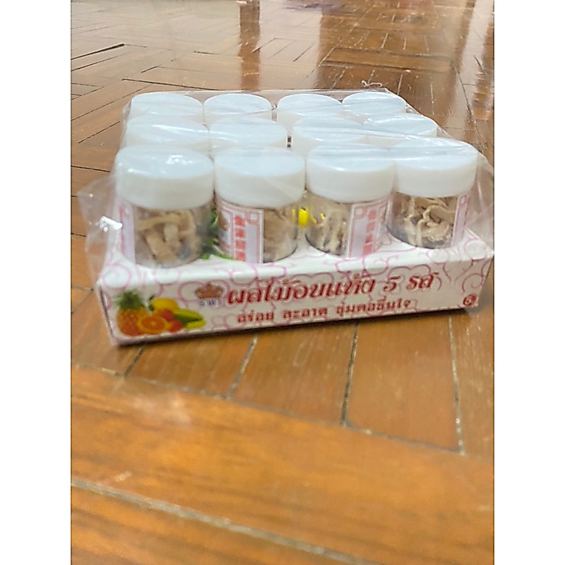 บ๊วยมะละกอเส้น มะละกอปรุงรส 12 ชิ้น