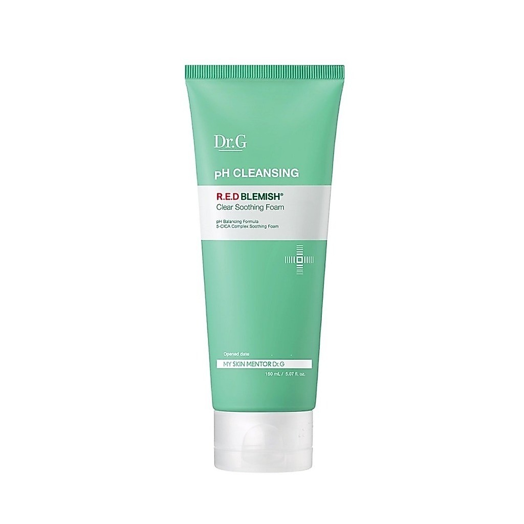 DR.G pH CLEANSING GEL FOAM เจลโฟมสูตรอ่อนโยน ลดสิว📌📌 ขนาดทดลอง 10ml.📌📌  หมดอายุ 13/02/2027