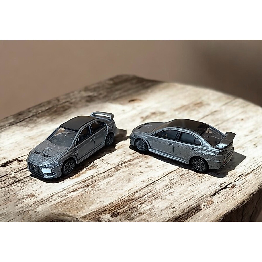 Tomica Premium 02 Mitsubishi Lancer Evolution Final Edition สีดำ-เทา