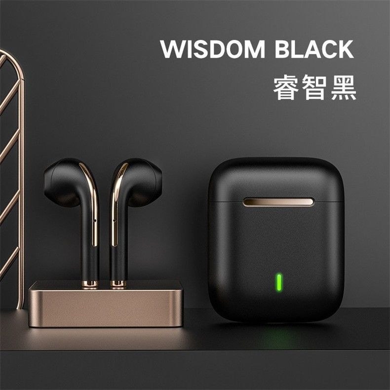 J18 Apple Android เหมาะสําหรับลดเสียงรบกวนกีฬาอินเอียร์คุณภาพสูงแบบพกพาขนาดเล็ก