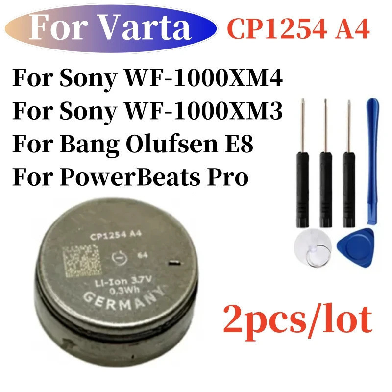 2 ~ 10pcs CP1254 A4 ForVARTA แบตเตอรี่สําหรับ sony wf-1000xm4, สําหรับ sony wf-1000xm3, สําหรับ Bang