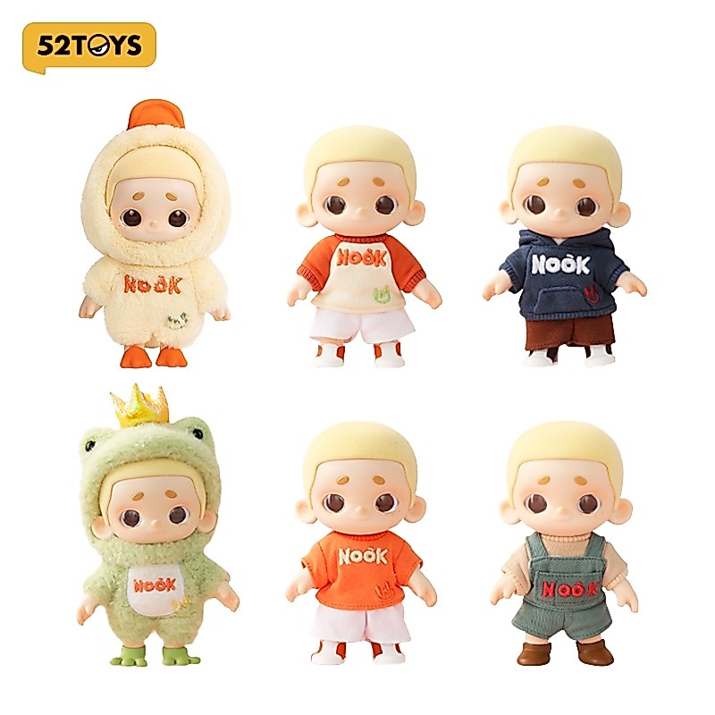 52TOYS NOOK OOTD Plush Doll Blind Box—1st Edition Figure Toy（Whole Set）
