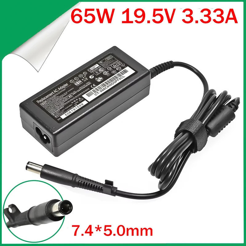 19.5V 3.33A 7.4*5.0 มม.แล็ปท็อปสําหรับ HP 24-g000 24-g100 24-g200 AIO EliteDesk 705 800 G1 G2 G3 เดส