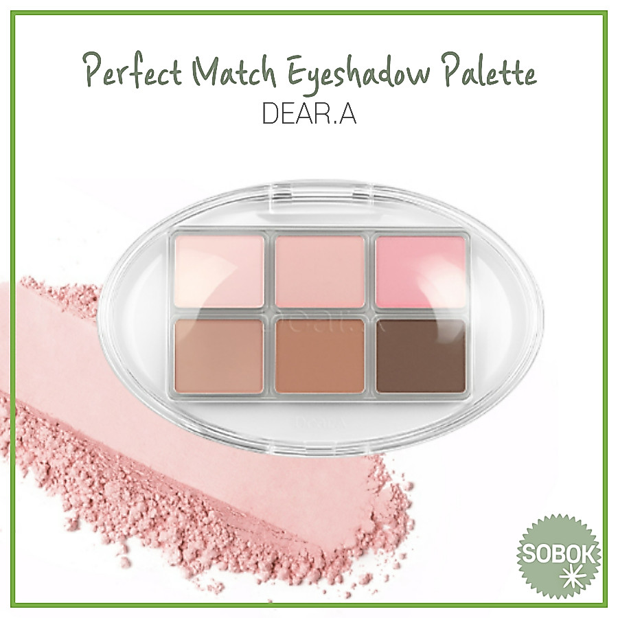 [DEAR.A] Perfect Match Eyeshadow Palette 3 สี 6.8g DEARA