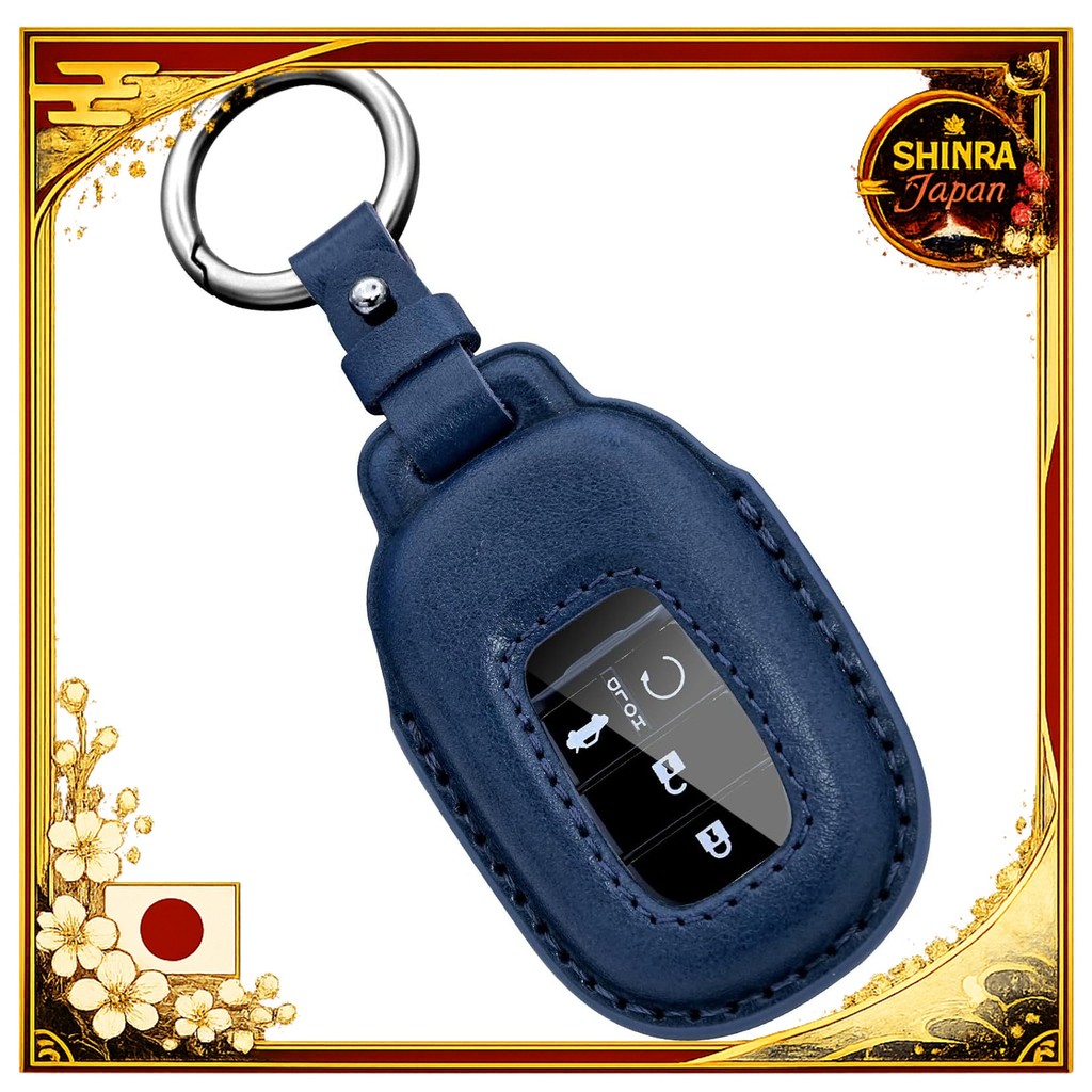 《Direct From Japan》  Ysemco Compatible Honda Smart Key Case Key Cover New Vezel RV Series Step Wagon