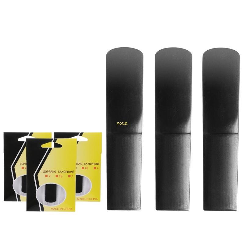 Youn 3 ชิ้น 1 5 2 0 2 5 Soprano แซ็กโซโฟน Reed เรซิ่น Soprano แซ็กโซโฟน Reed