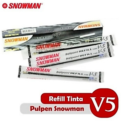 SNOWMAN V5 CETREK PEN REFILL BLACK BLUE INK 0.7MM