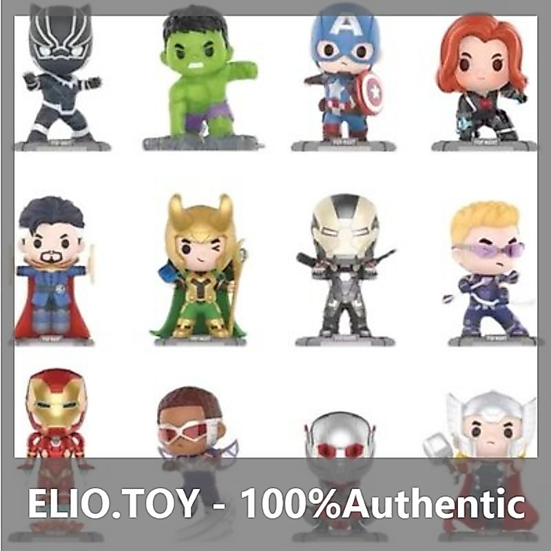 P POPMART Marvel Avengers Classic Series รูป Mystery Box ของขวัญตกแต่ง