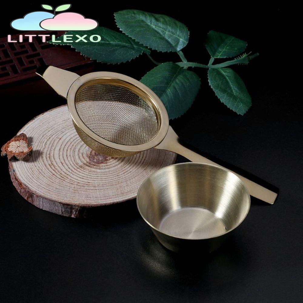 LITTLEX 1 ชุดกรองชา Fine Reusable กาน้ําชา Infuser Kongfu กาแฟสแตนเลส