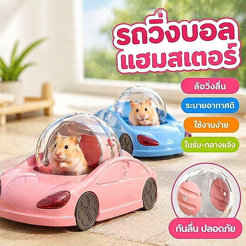 ลูกบอลวิ่งหนูแฮมสเตอร์ ใส ระบายอากาศ ดี กันลื่น ใช้ในร่ม กลางแจ้ง สำหรับสัตว์เลี้ยงตัวเล็ก
