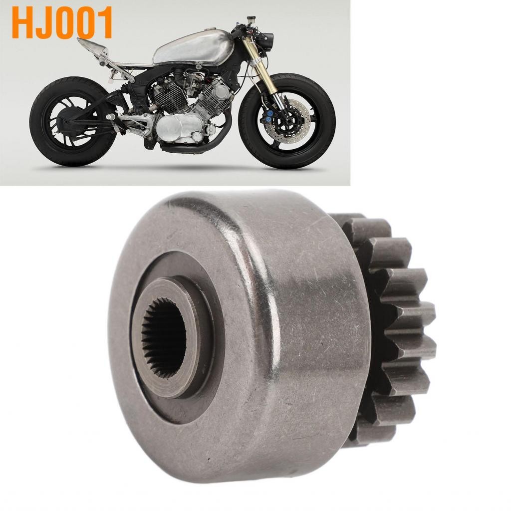 HJ001 คลัทช์สตาร์ทเตอร์เดียวประสิทธิภาพสูง 3LP 15570‑00 18T ทนทานติดตั้งง่ายสำหรับ xv700s xv750 xv11