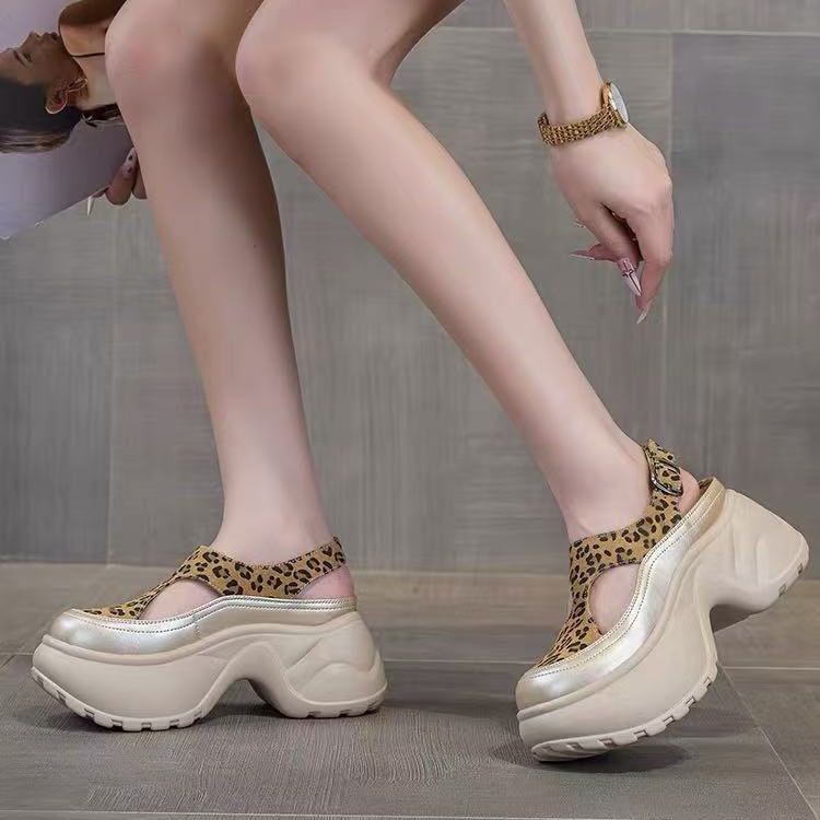 (เกรดA) TX715 รองเท้าแตะผู้หญิง สไตล์ฤดูร้อน พื้นหนา3นิ้ว ใส่สบาย กันลื่น ปิดนิ้วเท้า สำหรับผู้หญิง