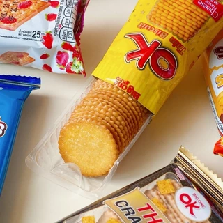 OK ขนมปังกรอบแผ่นบาง รสชีส 30g (แพ็ค 12 ชิ้น) By กำตังค์